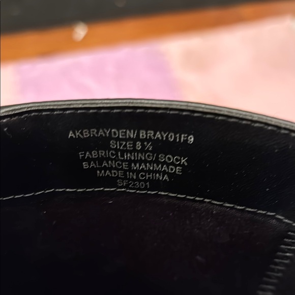 Anne Klein Black Heeled Boots - Picture 6 of 13